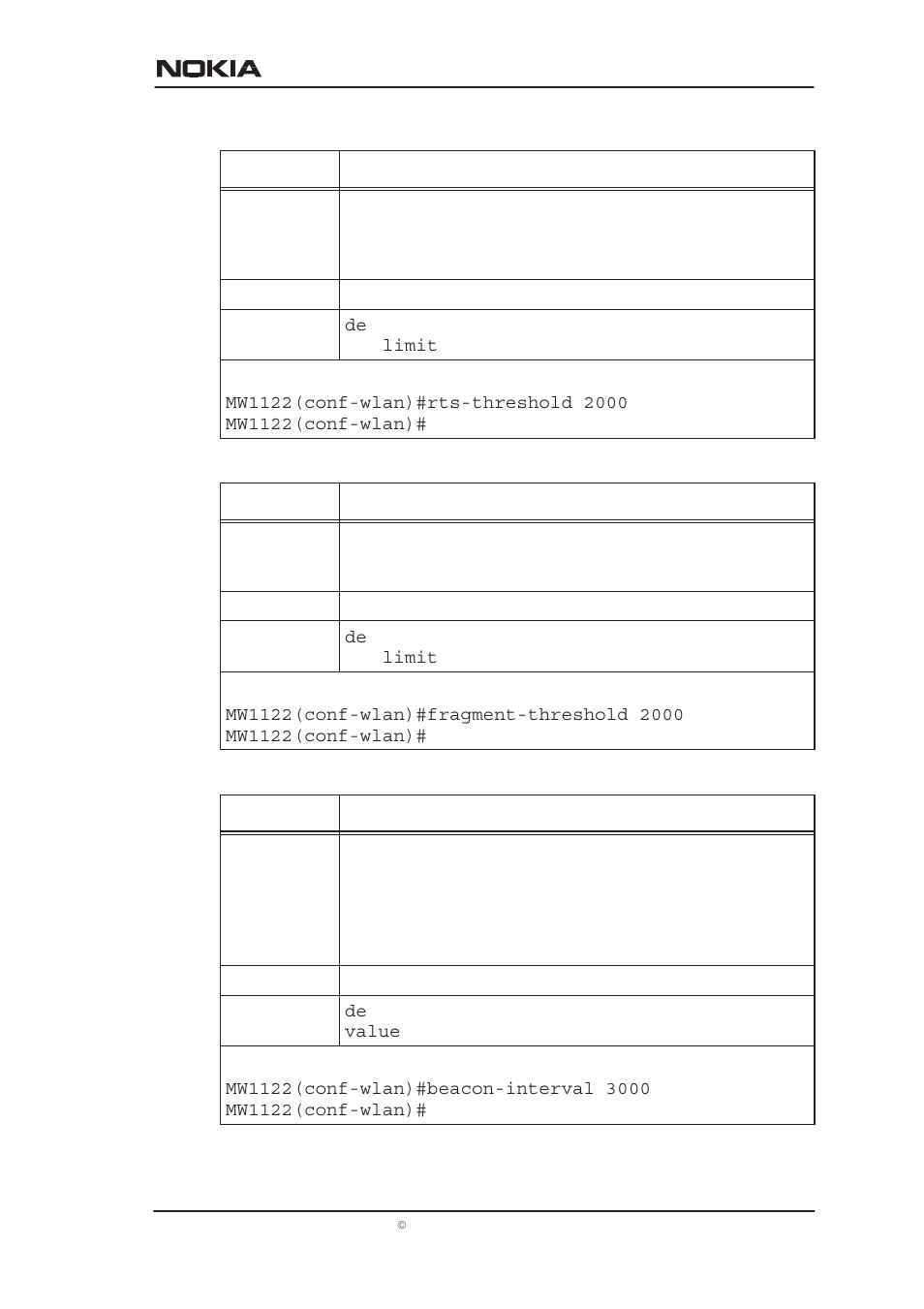 Managing mw1122 | Nokia MW1122 User Manual | Page 100 / 129