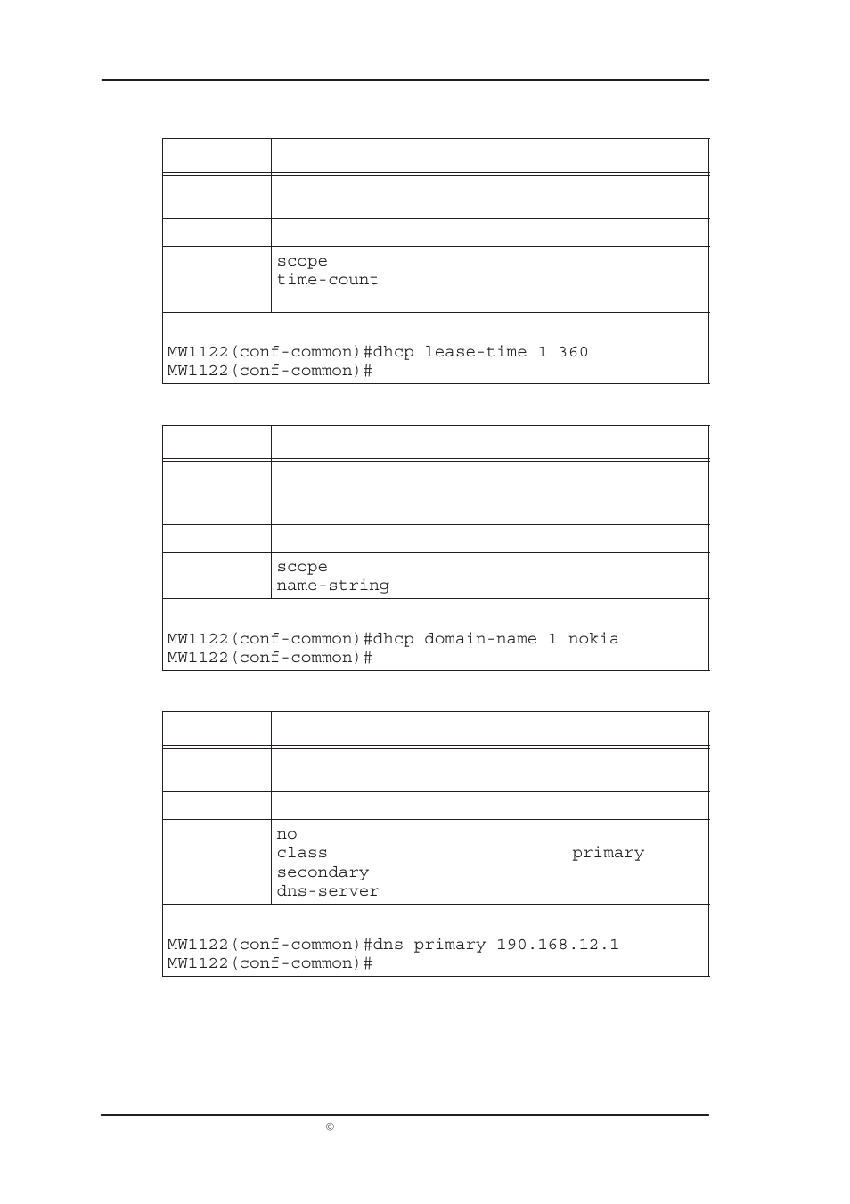 Mw1122 administrator manual | Nokia MW1122 User Manual | Page 119 / 129