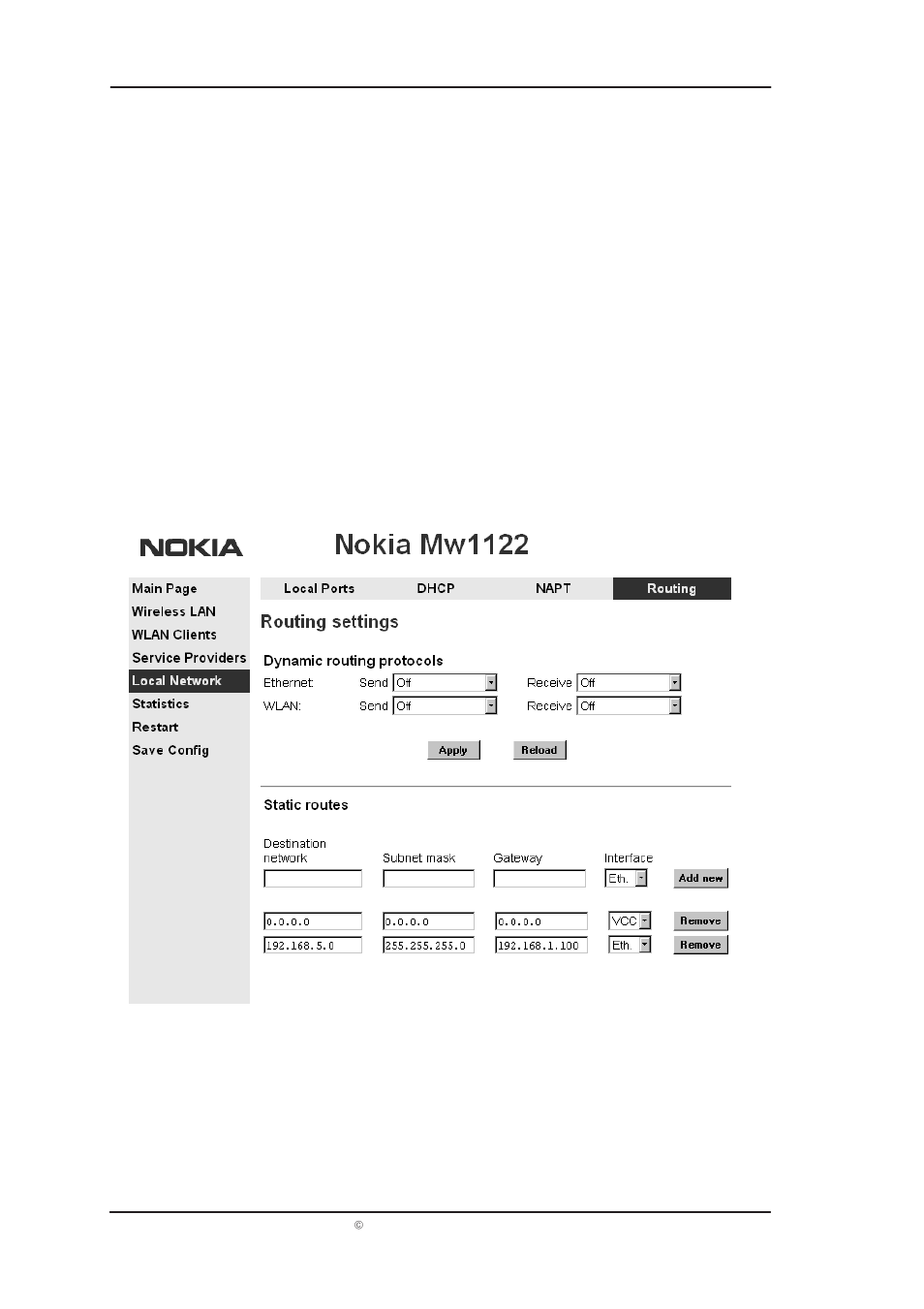 Nokia MW1122 User Manual | Page 63 / 129