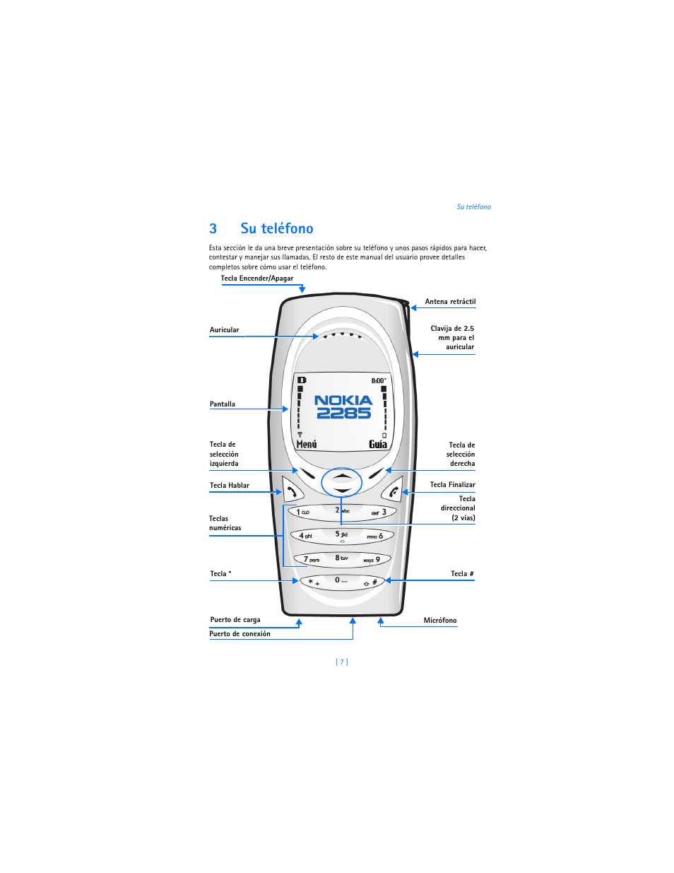3 su teléfono, 3su teléfono | Nokia 2285 User Manual | Page 112 / 201