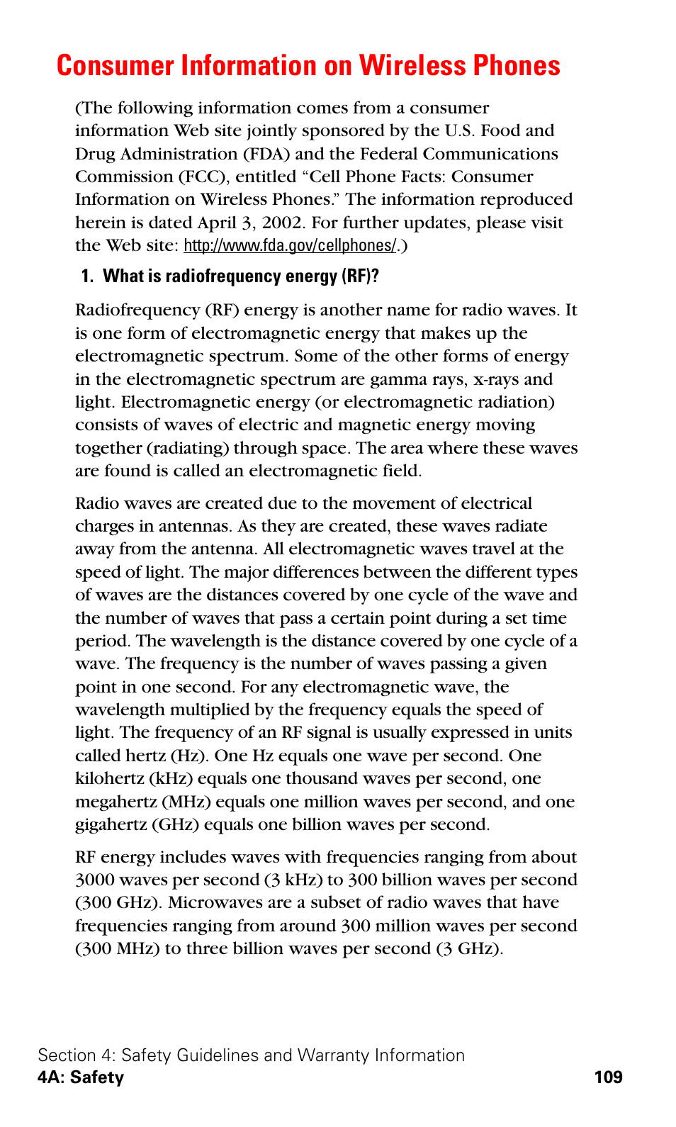 Consumer information on wireless phones | Nokia 3588i User Manual | Page 116 / 145