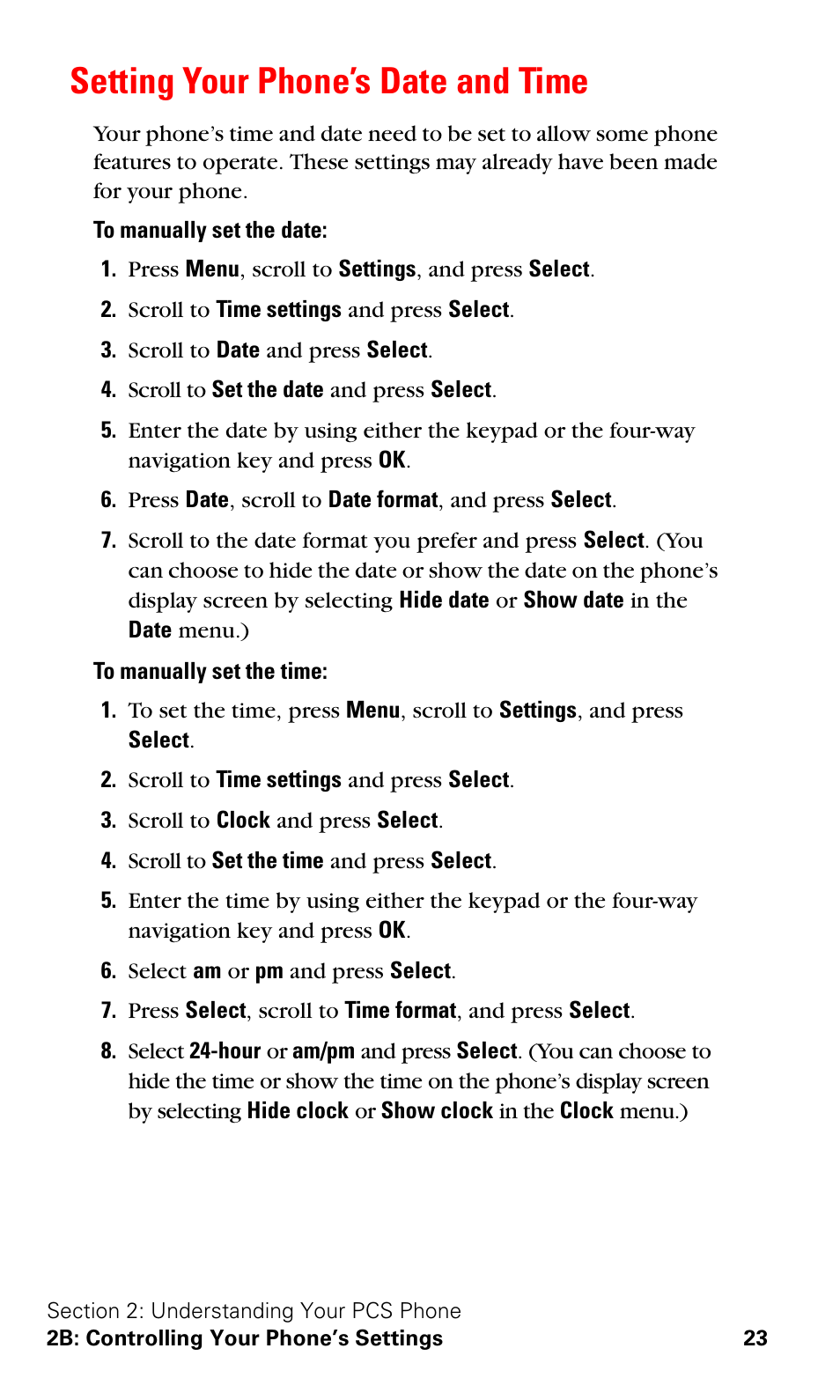 Setting your phone’s date and time | Nokia 3588i User Manual | Page 30 / 145