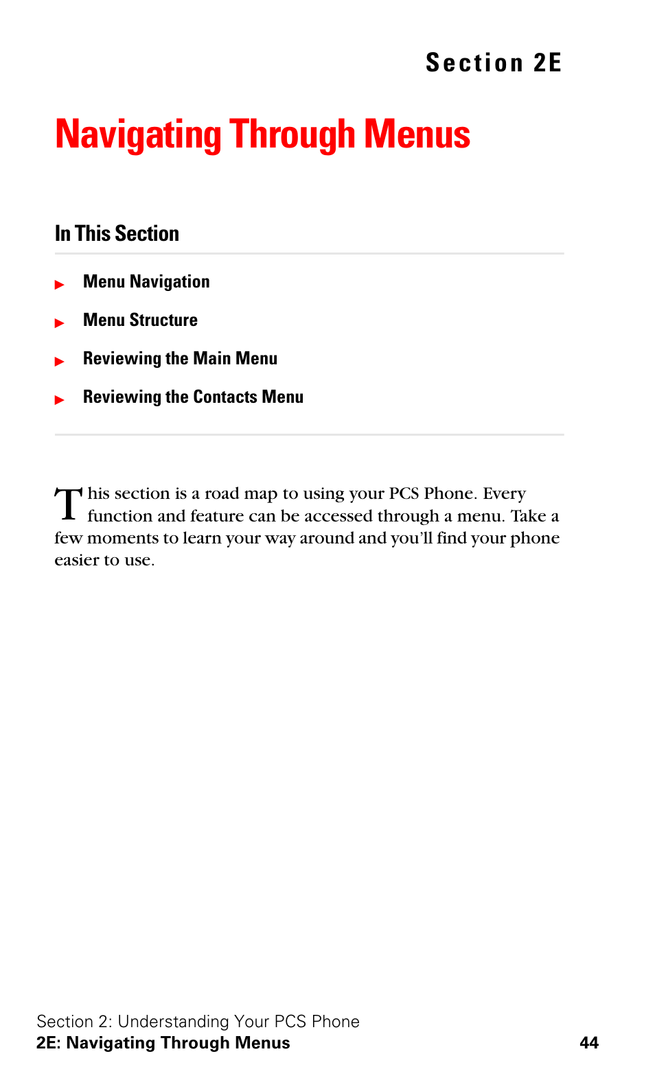 Navigating through menus, 2e. navigating through menus | Nokia 3588i User Manual | Page 51 / 145