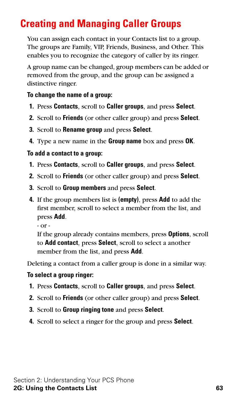 Creating and managing caller groups | Nokia 3588i User Manual | Page 70 / 145