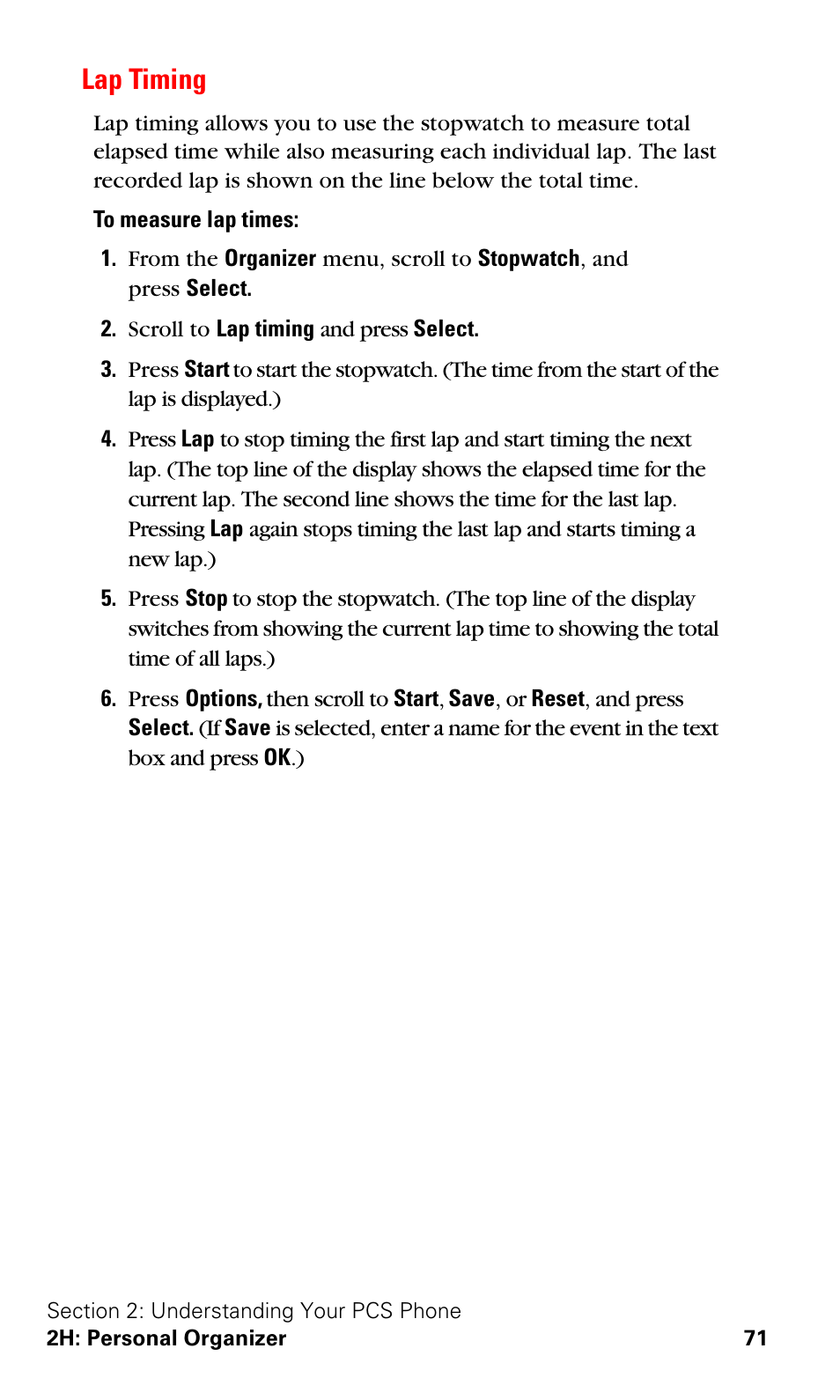 Lap timing | Nokia 3588i User Manual | Page 78 / 145