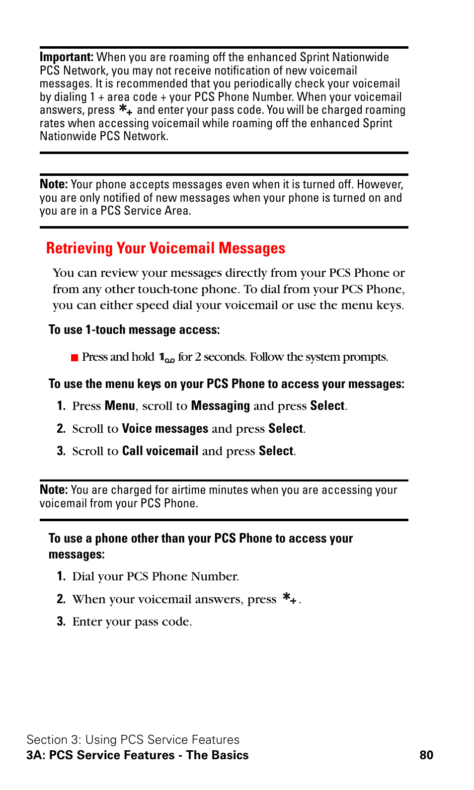 Retrieving your voicemail messages | Nokia 3588i User Manual | Page 87 / 145