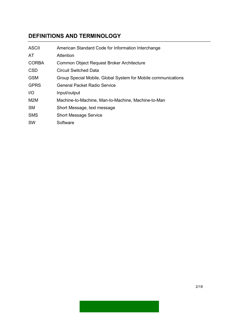 Definitions and terminology | Nokia 30 User Manual | Page 4 / 20