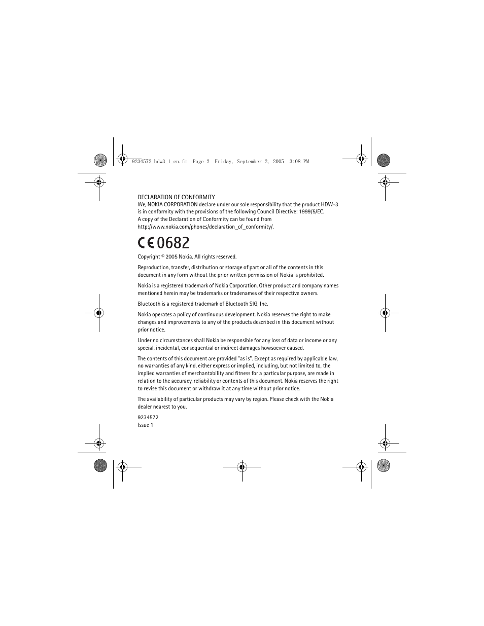 Nokia HDW-3 User Manual | Page 2 / 80