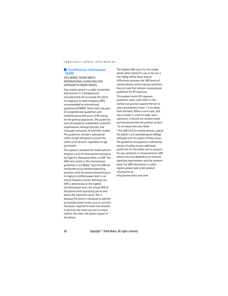 Nokia 1108 User Manual | Page 43 / 45