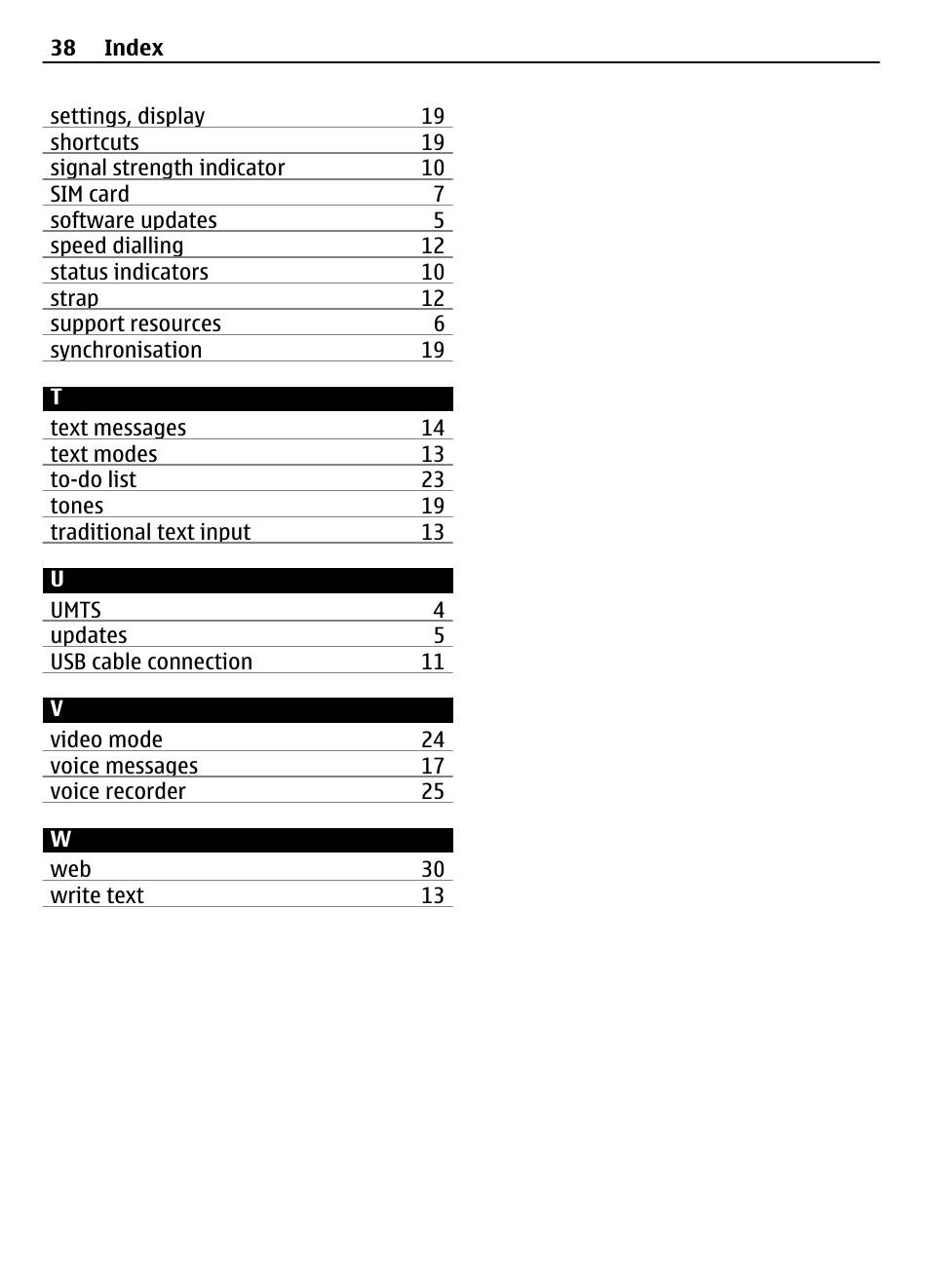 Nokia 7230 User Manual | Page 38 / 38