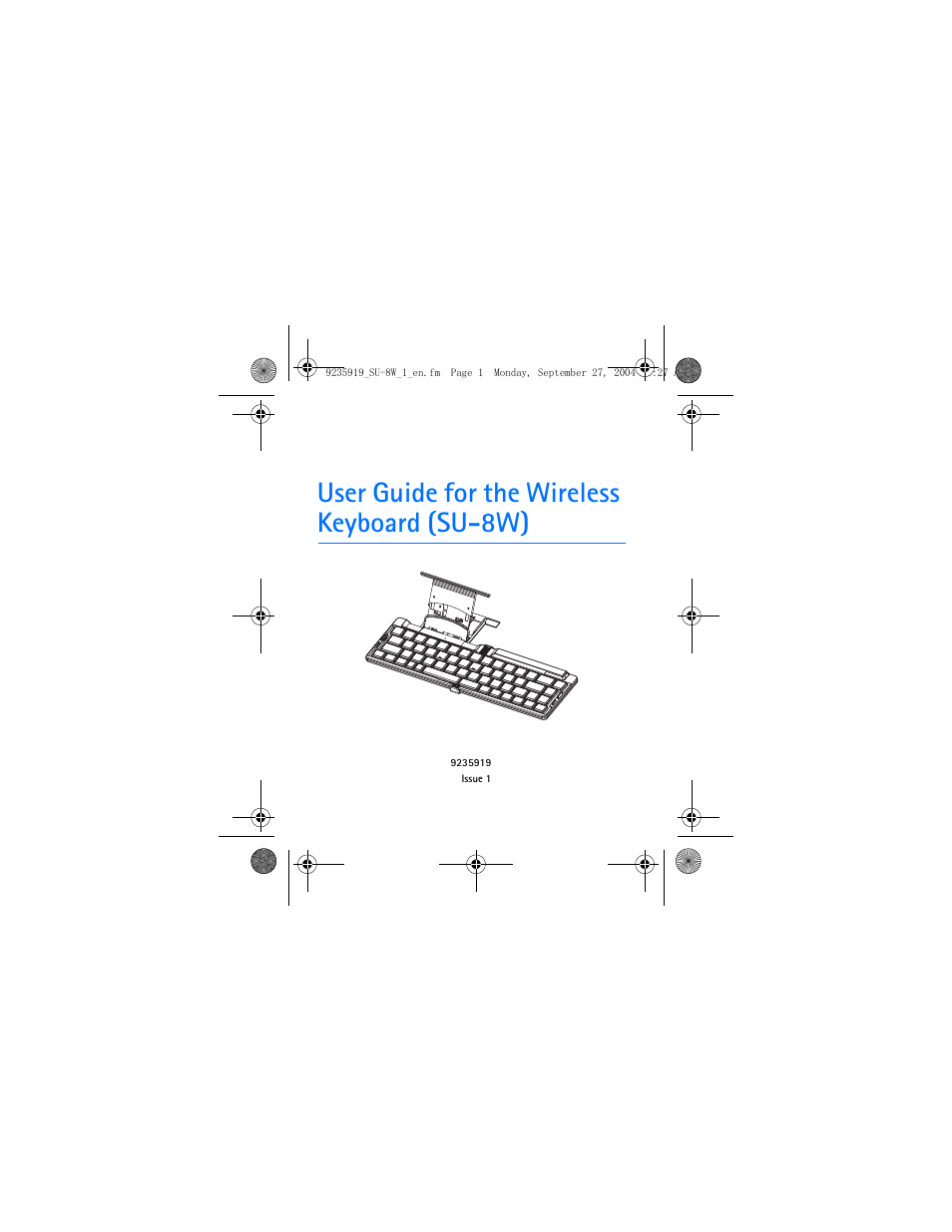 Nokia SU-8W User Manual | 34 pages