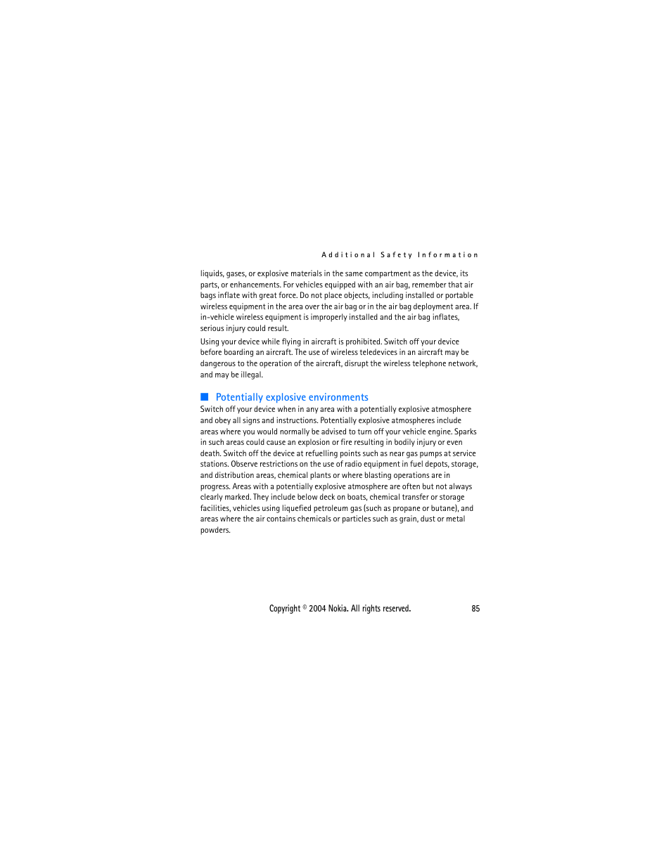 Nokia 2650 User Manual | Page 100 / 106