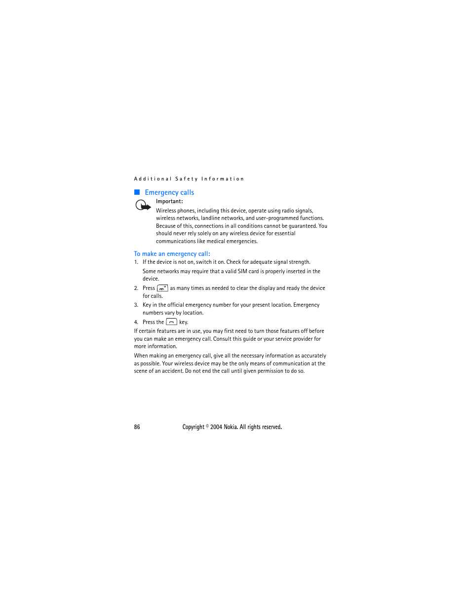 Nokia 2650 User Manual | Page 101 / 106