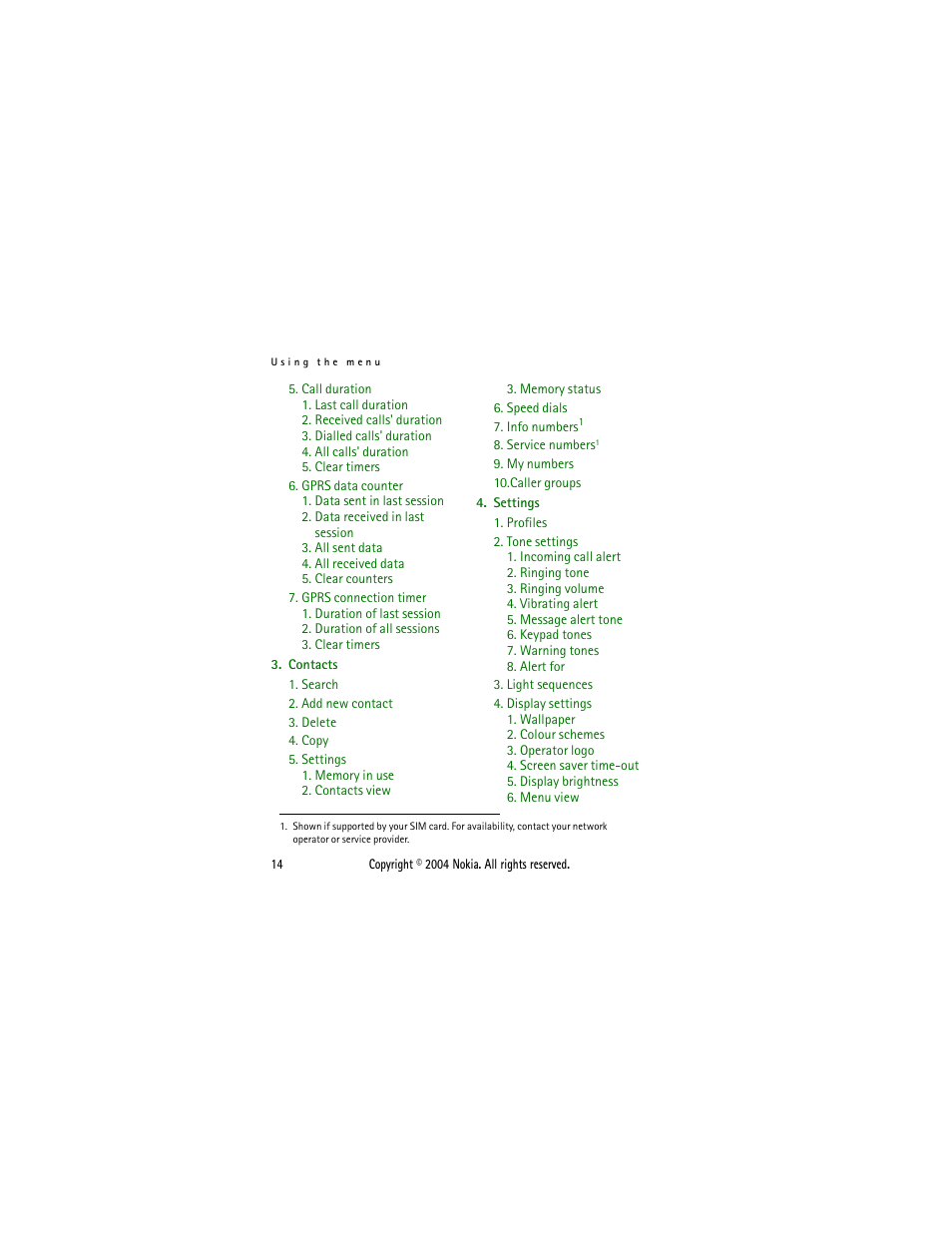Nokia 2650 User Manual | Page 29 / 106