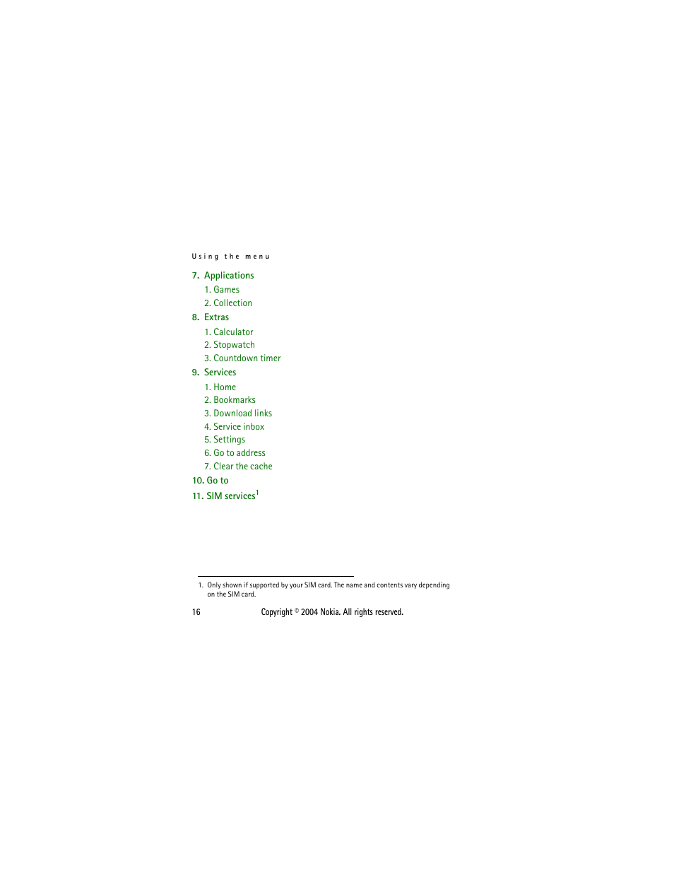 Nokia 2650 User Manual | Page 31 / 106