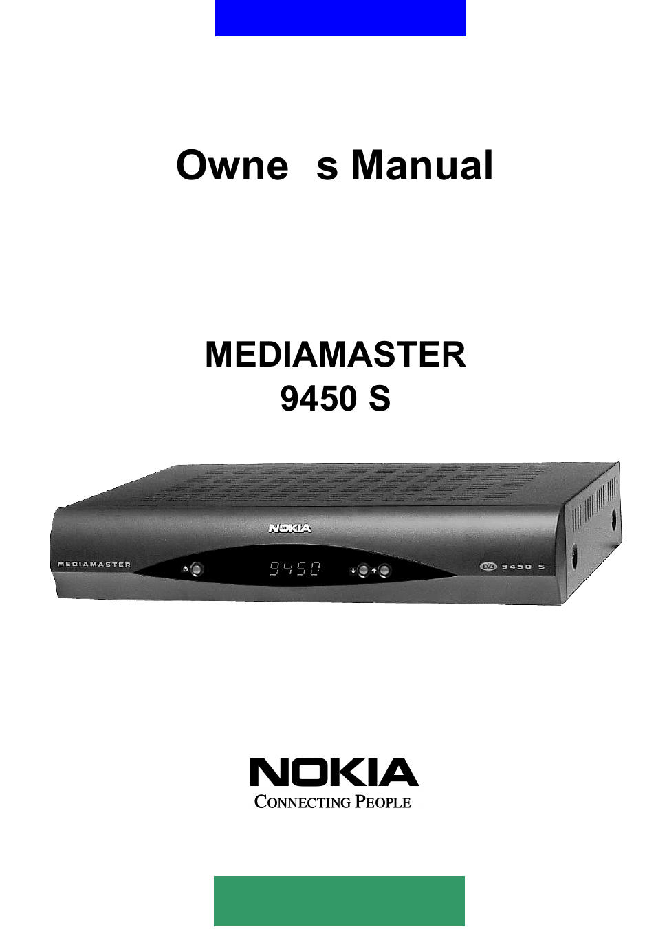 Nokia 9450 S User Manual | 28 pages