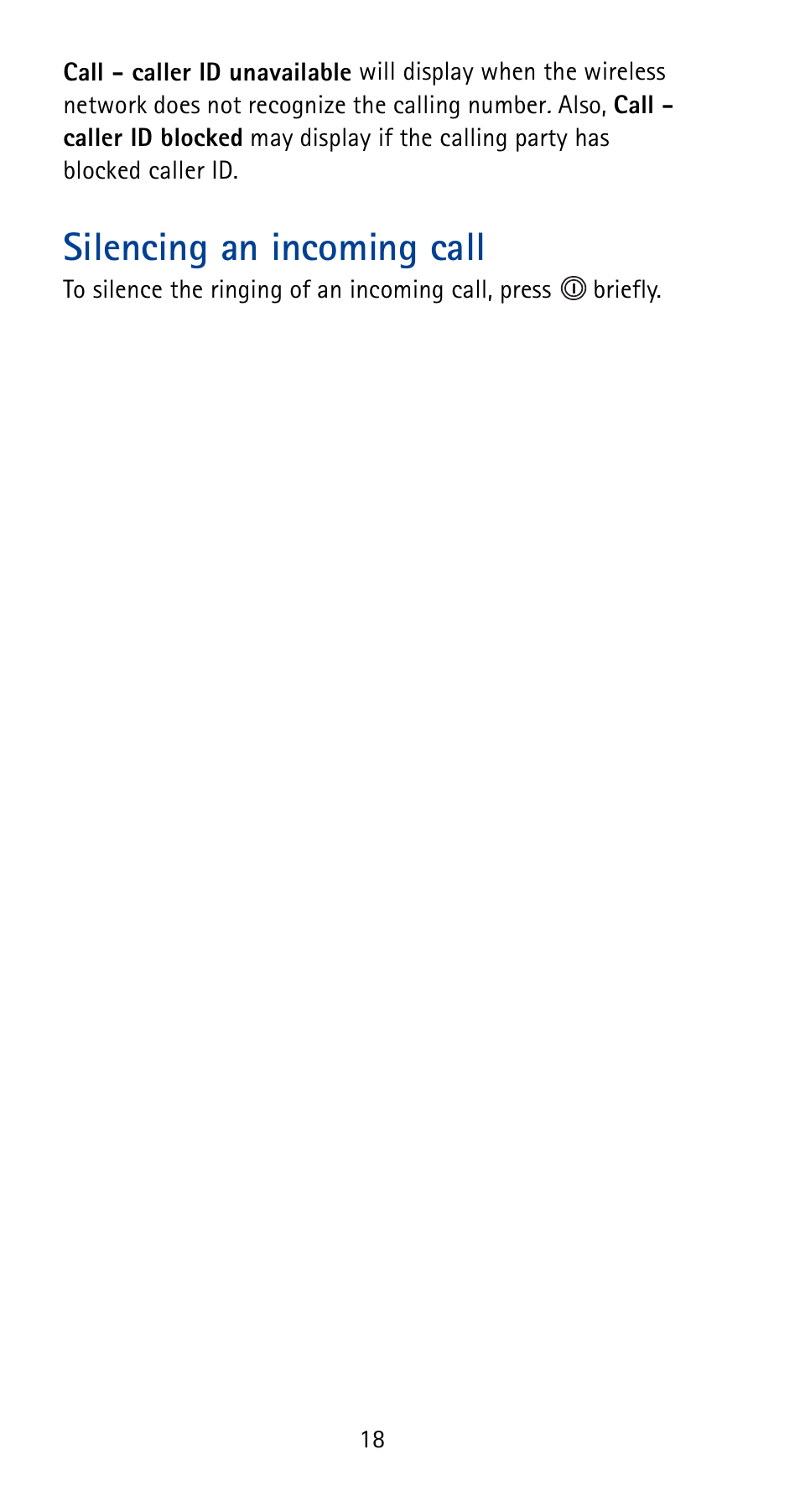 Silencing an incoming call | Nokia 5165 User Manual | Page 25 / 93