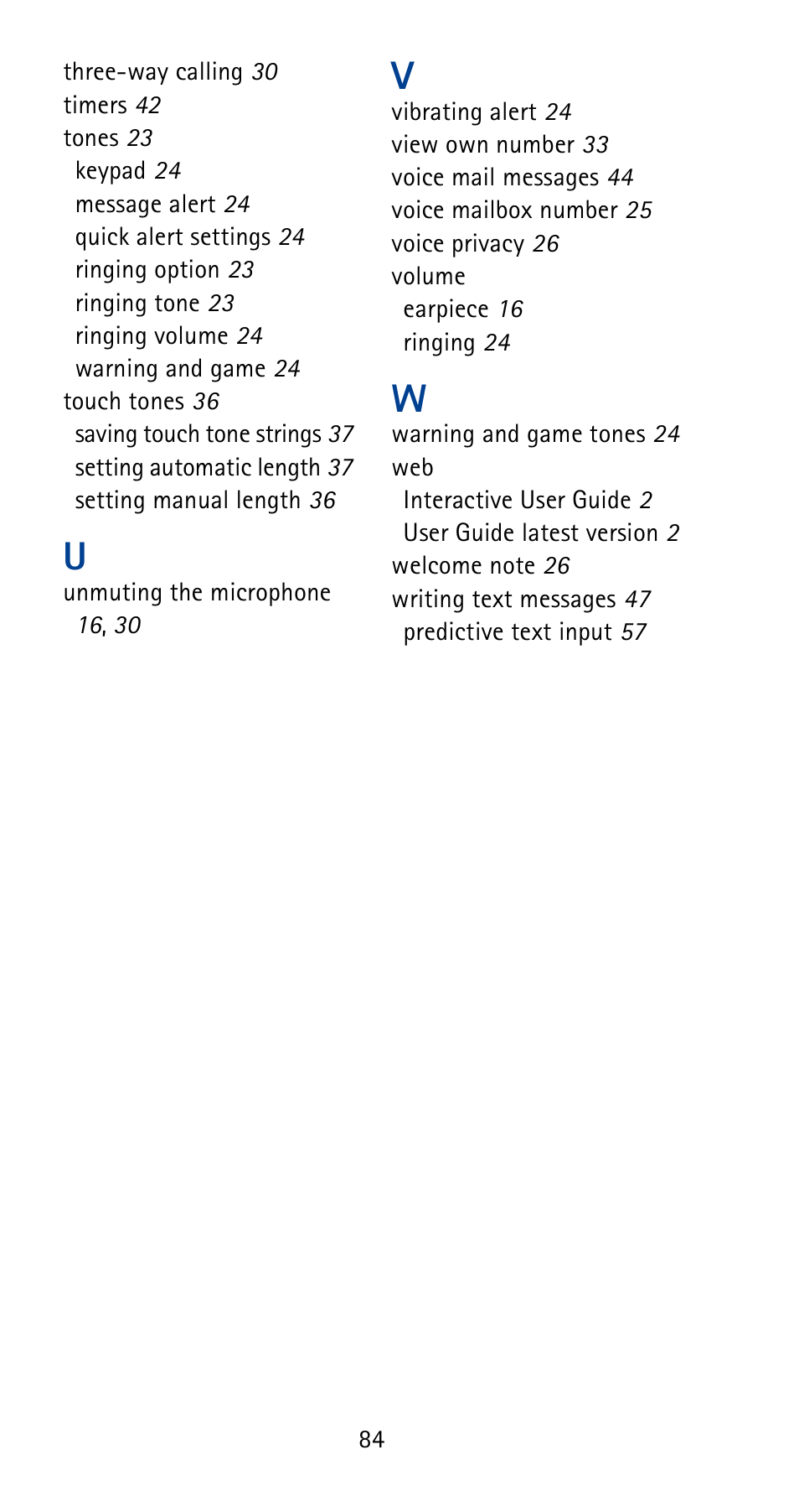 Nokia 5165 User Manual | Page 91 / 93