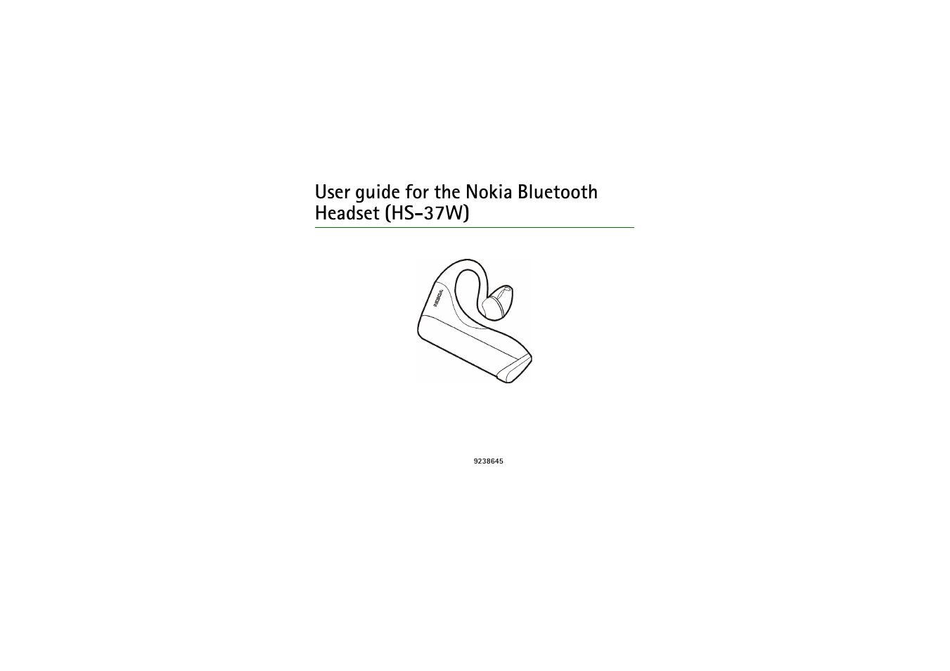 Nokia HS-37W User Manual | 14 pages