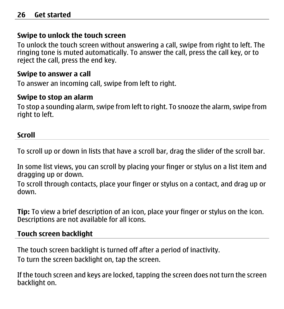 Nokia 5250 User Manual | Page 26 / 156
