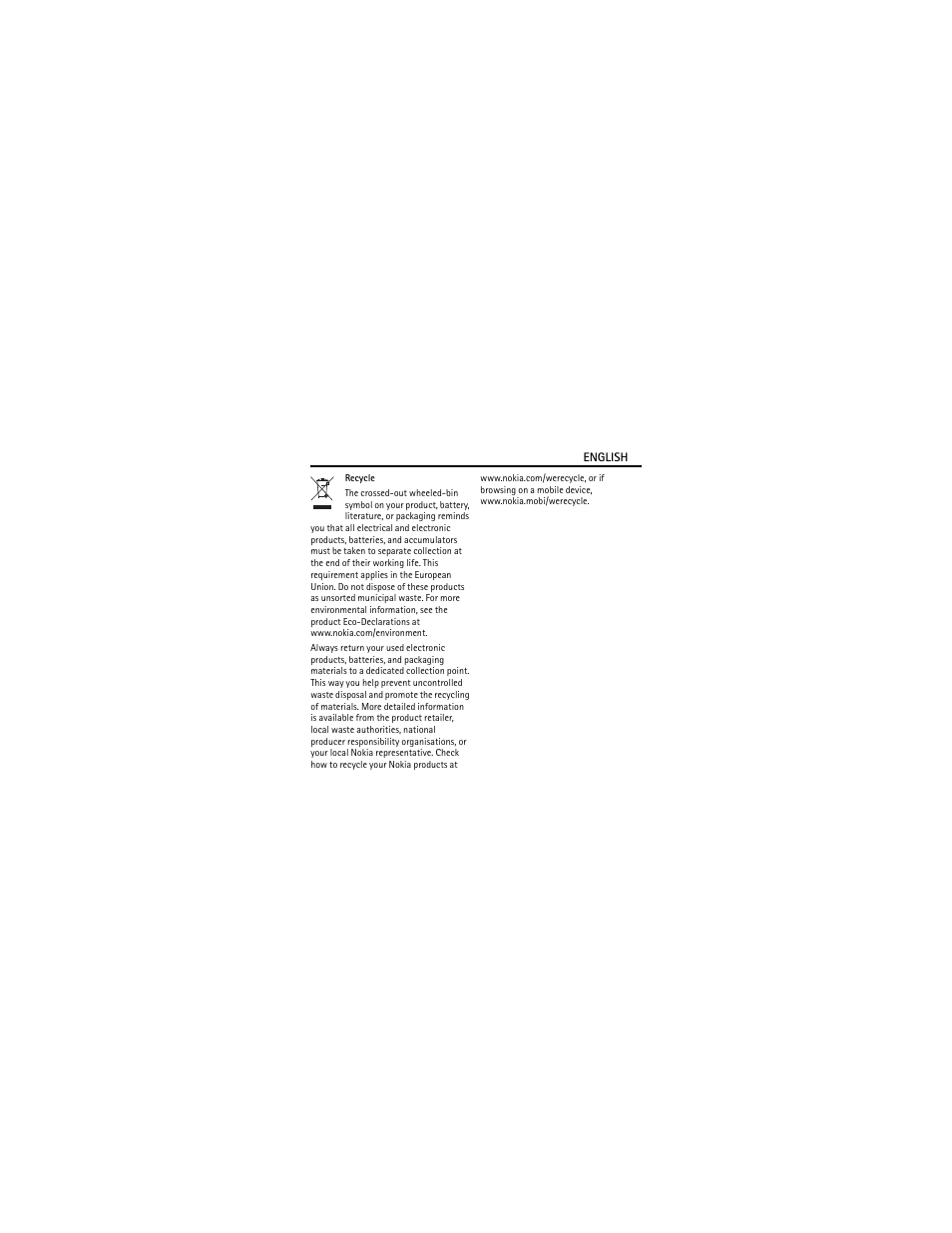 Nokia Bluetooth Stereo Headset BH-214 User Manual | Page 12 / 12