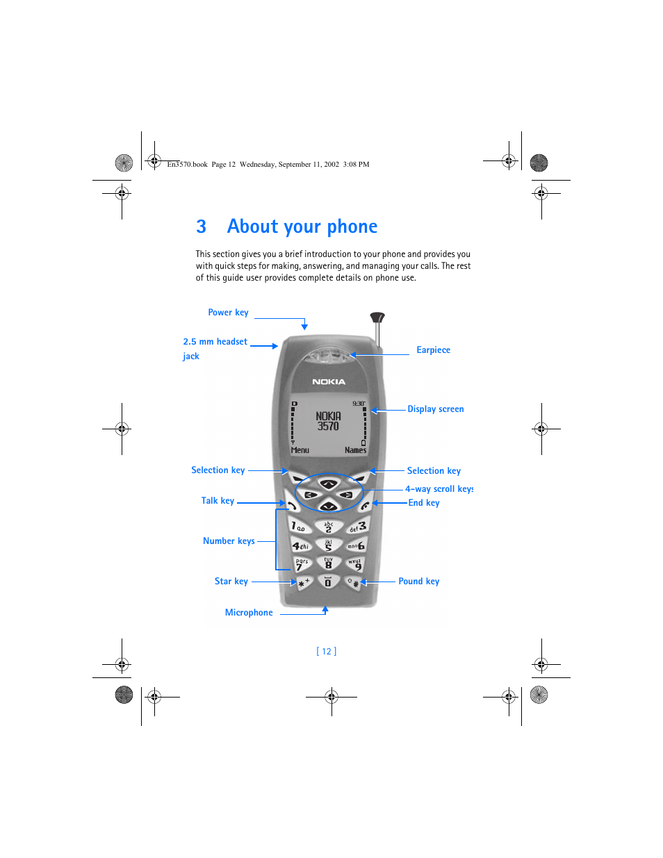 3about your phone | Nokia 3570 User Manual | Page 20 / 192