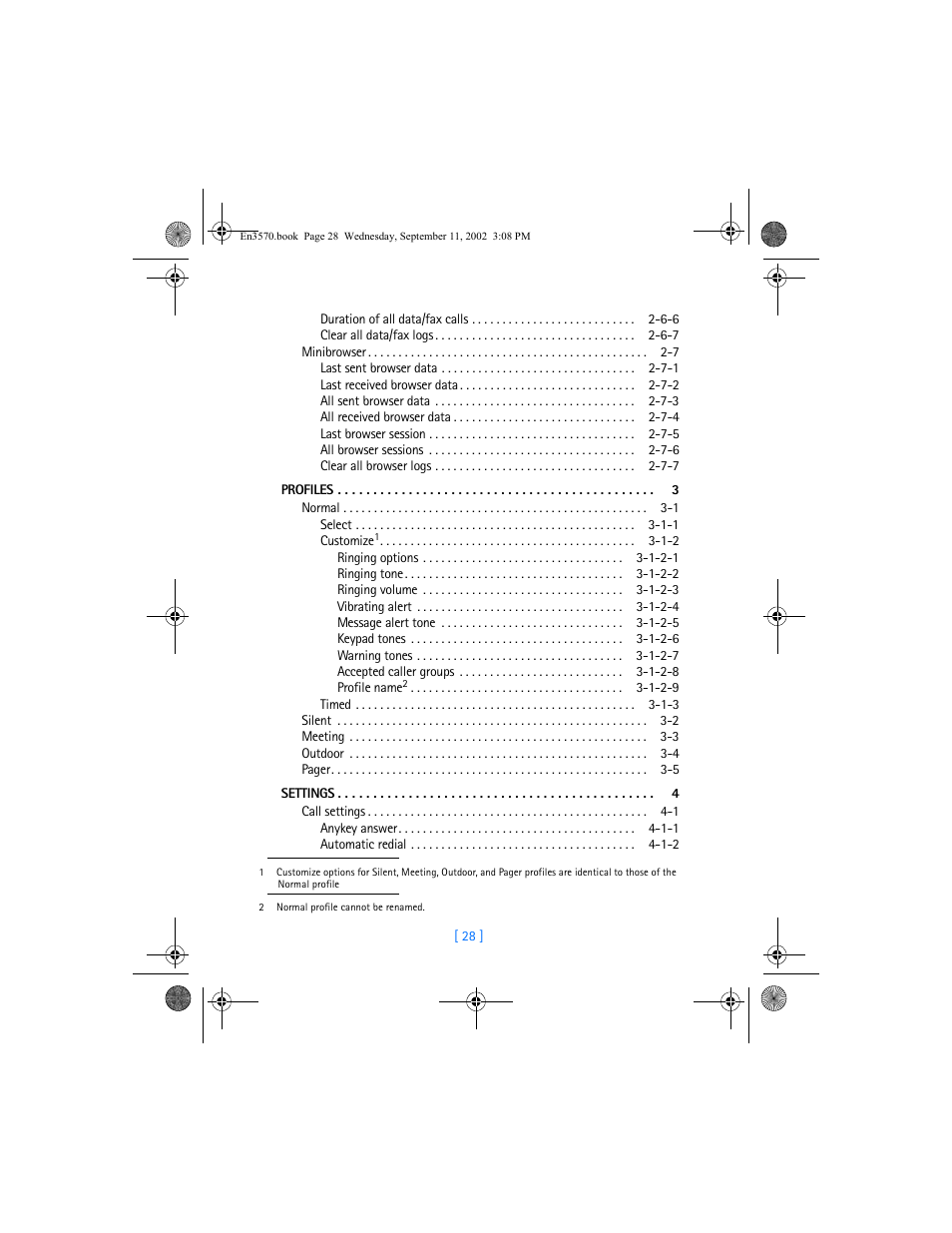 Nokia 3570 User Manual | Page 36 / 192