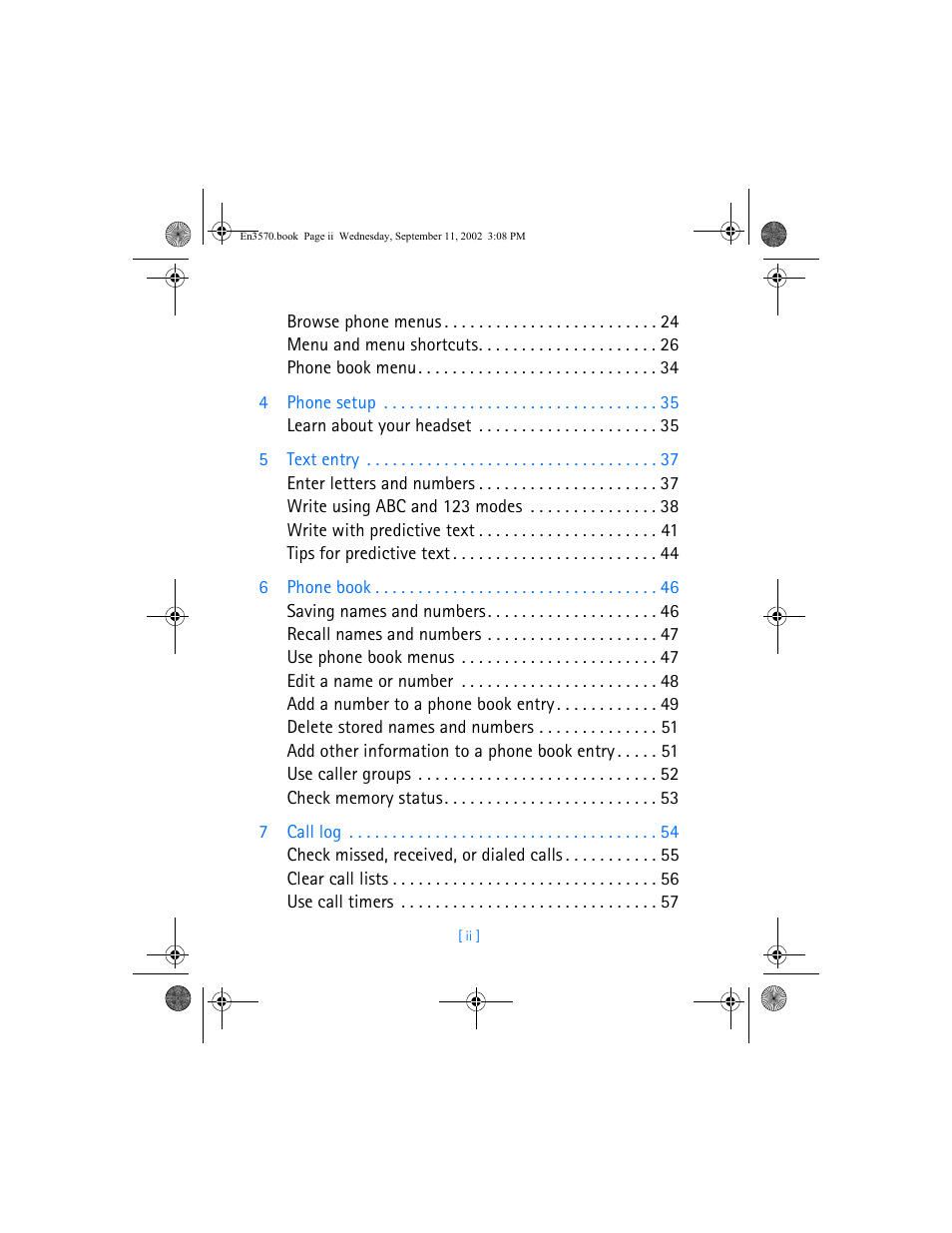 Nokia 3570 User Manual | Page 4 / 192