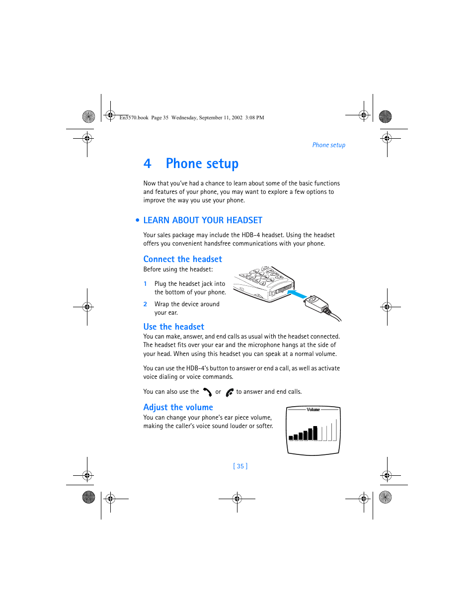 4phone setup | Nokia 3570 User Manual | Page 43 / 192