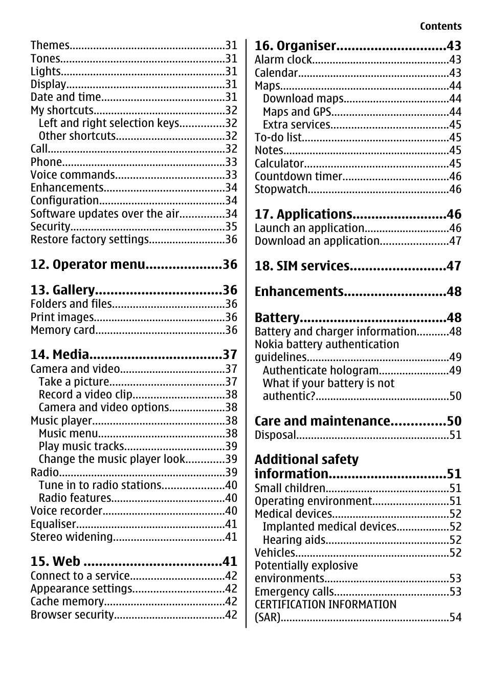 Nokia XPRESSMUSIC 5220 User Manual | Page 5 / 56