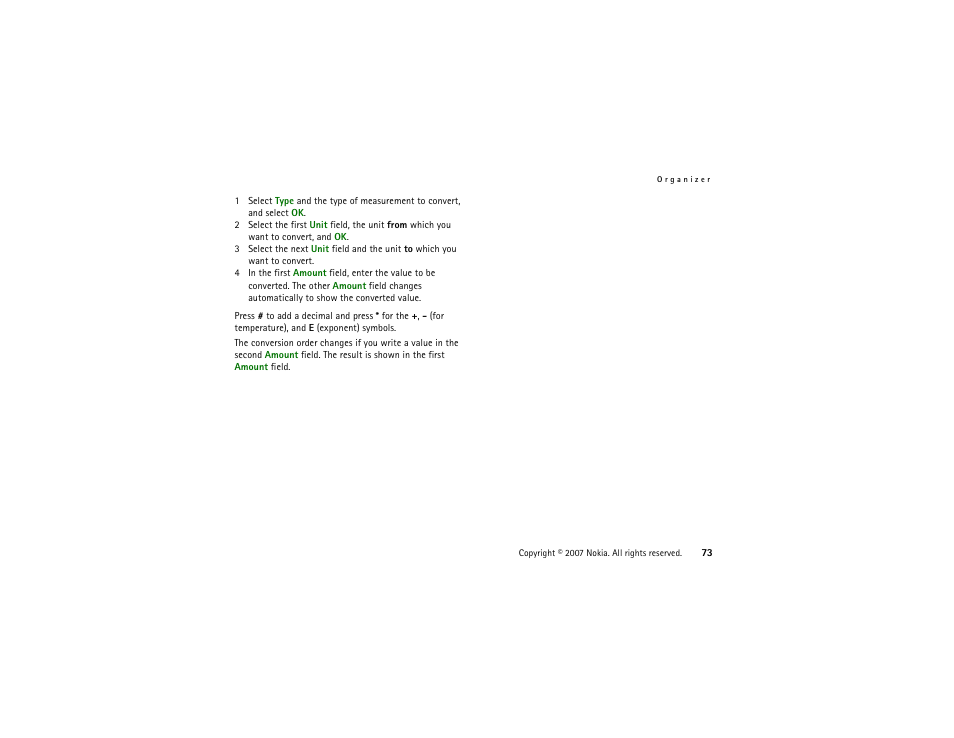 Nokia XpressMusic 5700 User Manual | Page 73 / 118
