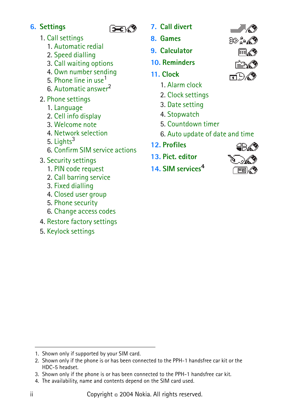 Nokia 3315 User Manual | Page 3 / 50