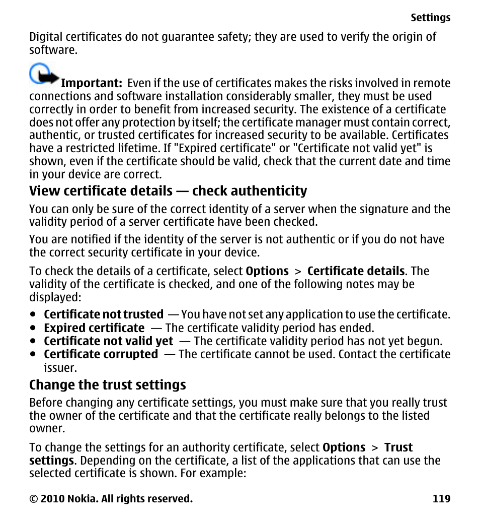 Nokia 5233 User Manual | Page 119 / 142