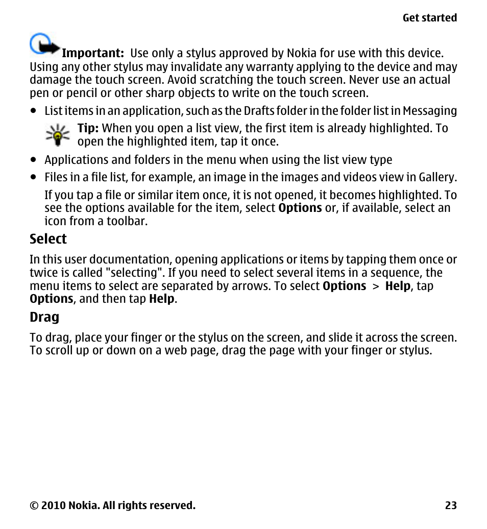 Nokia 5233 User Manual | Page 23 / 142