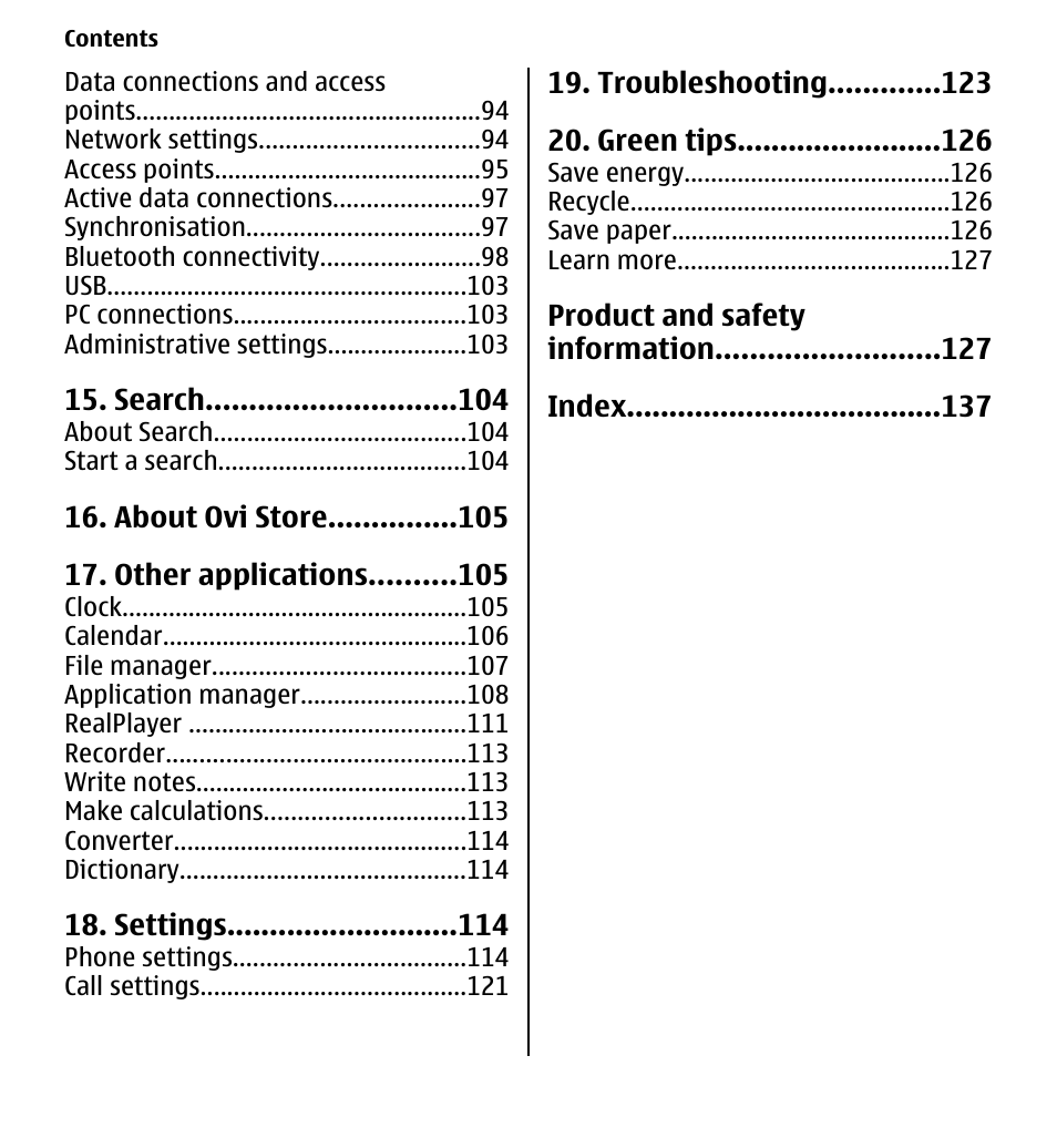 Nokia 5233 User Manual | Page 6 / 142