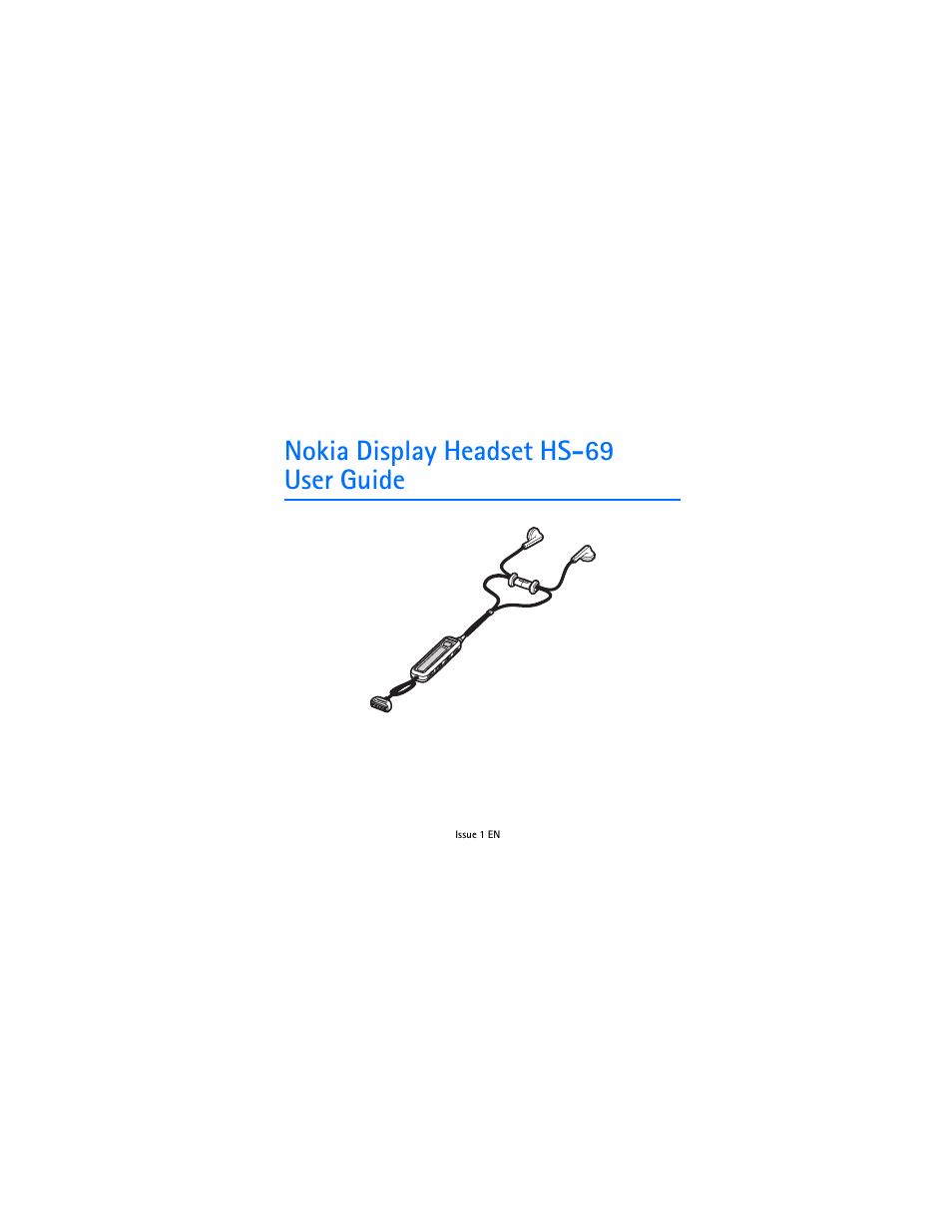 Nokia HS-69 User Manual | 12 pages