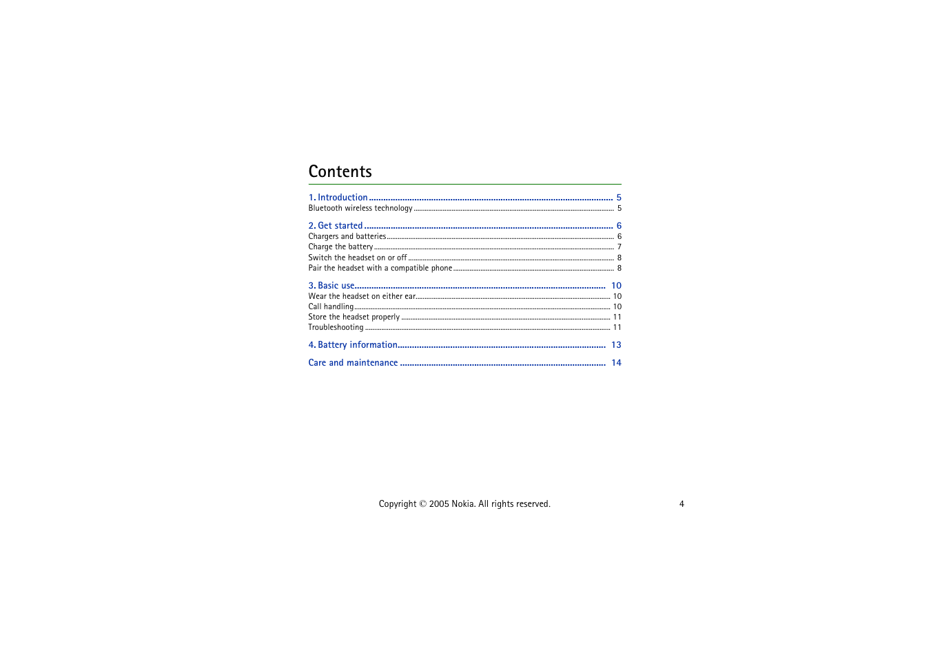 Nokia HS 36W User Manual | Page 4 / 14