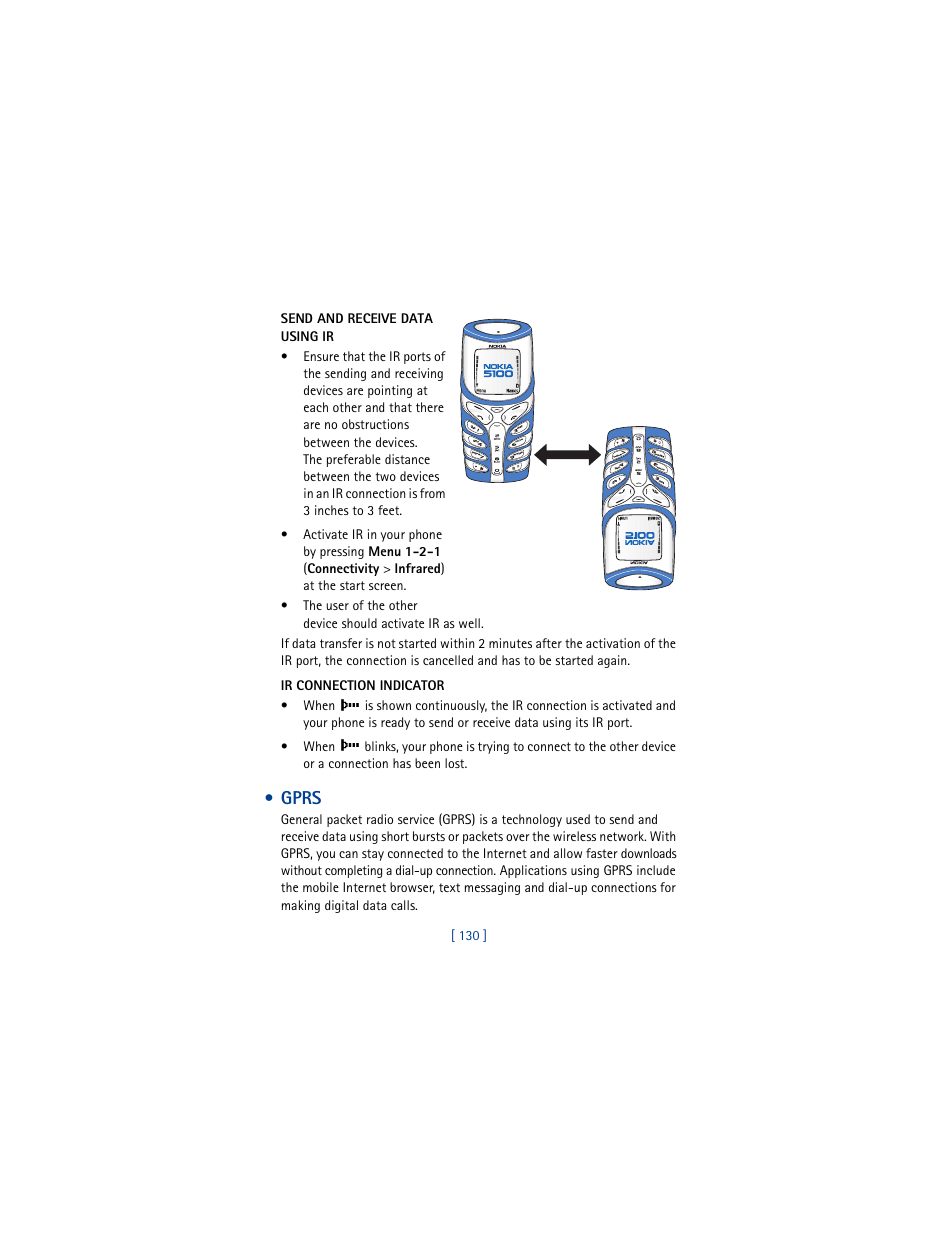 Gprs | Nokia 5100 User Manual | Page 139 / 193