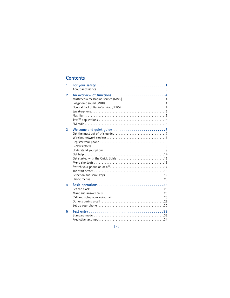 Nokia 5100 User Manual | Page 6 / 193