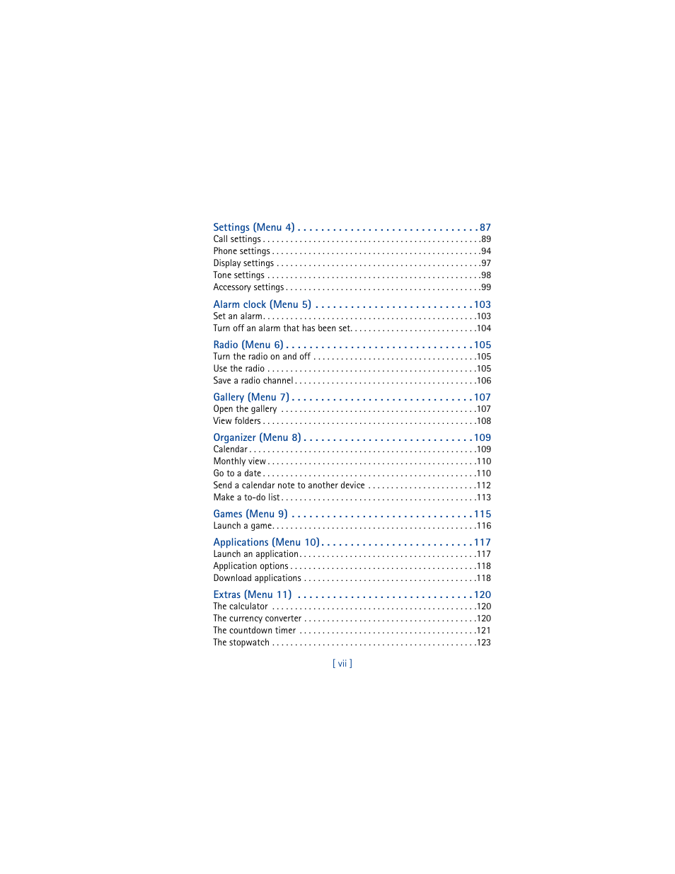 Nokia 5100 User Manual | Page 8 / 193