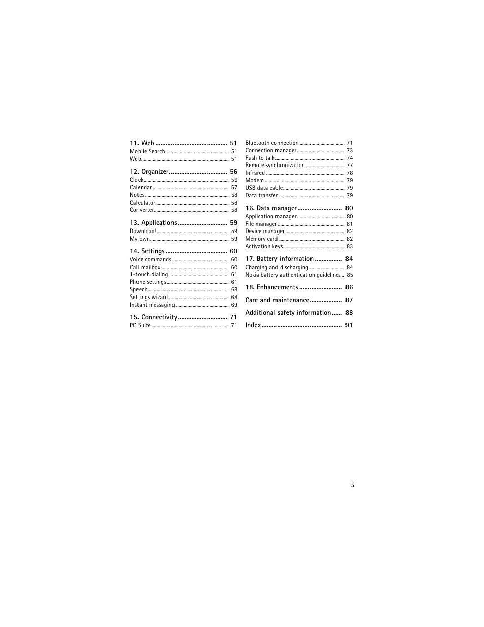 Nokia 5700 User Manual | Page 6 / 201