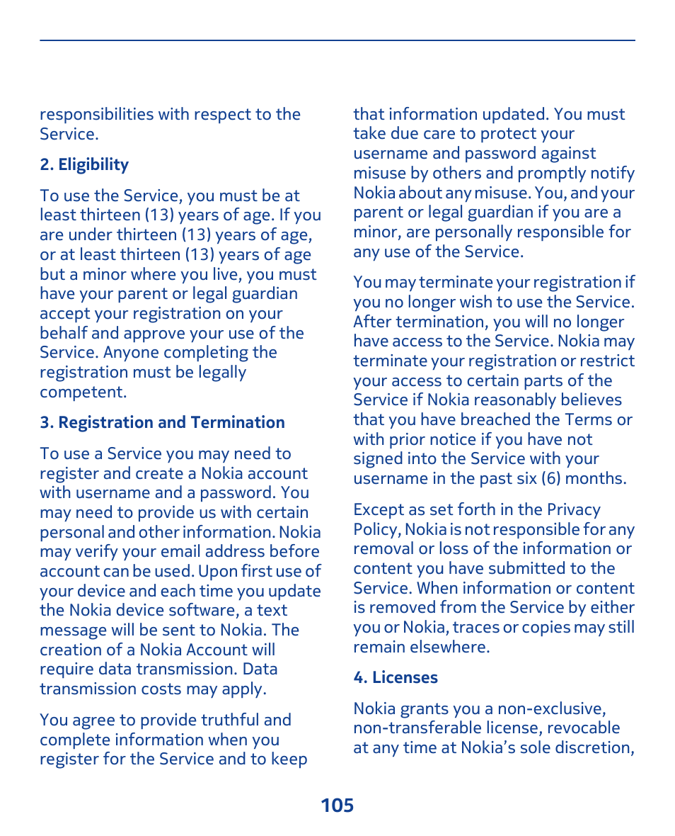 Nokia 311 User Manual | Page 105 / 132