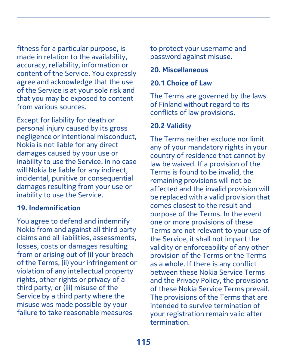 Nokia 311 User Manual | Page 115 / 132