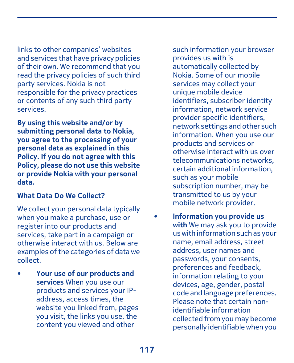 Nokia 311 User Manual | Page 117 / 132