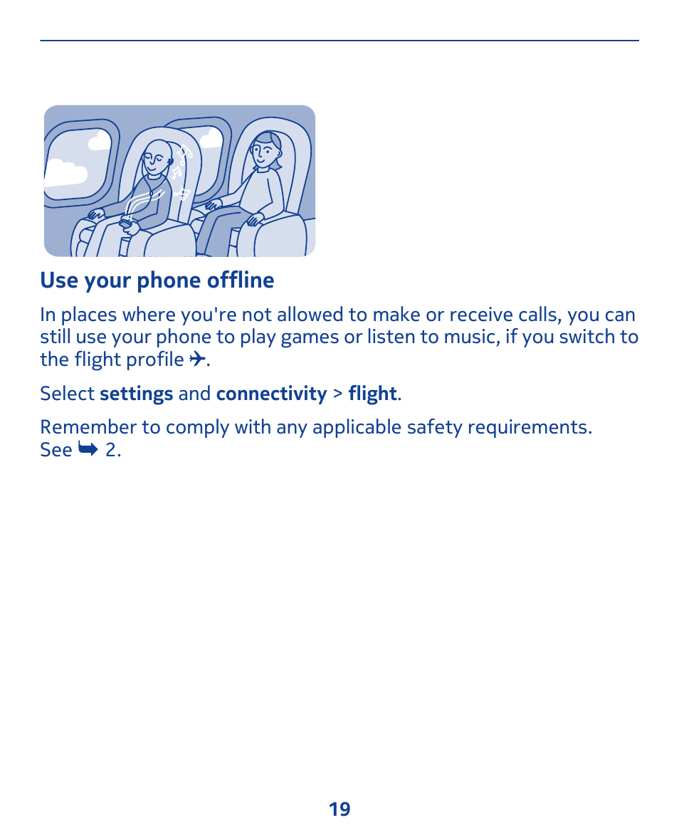 Use your phone offline | Nokia 311 User Manual | Page 19 / 132