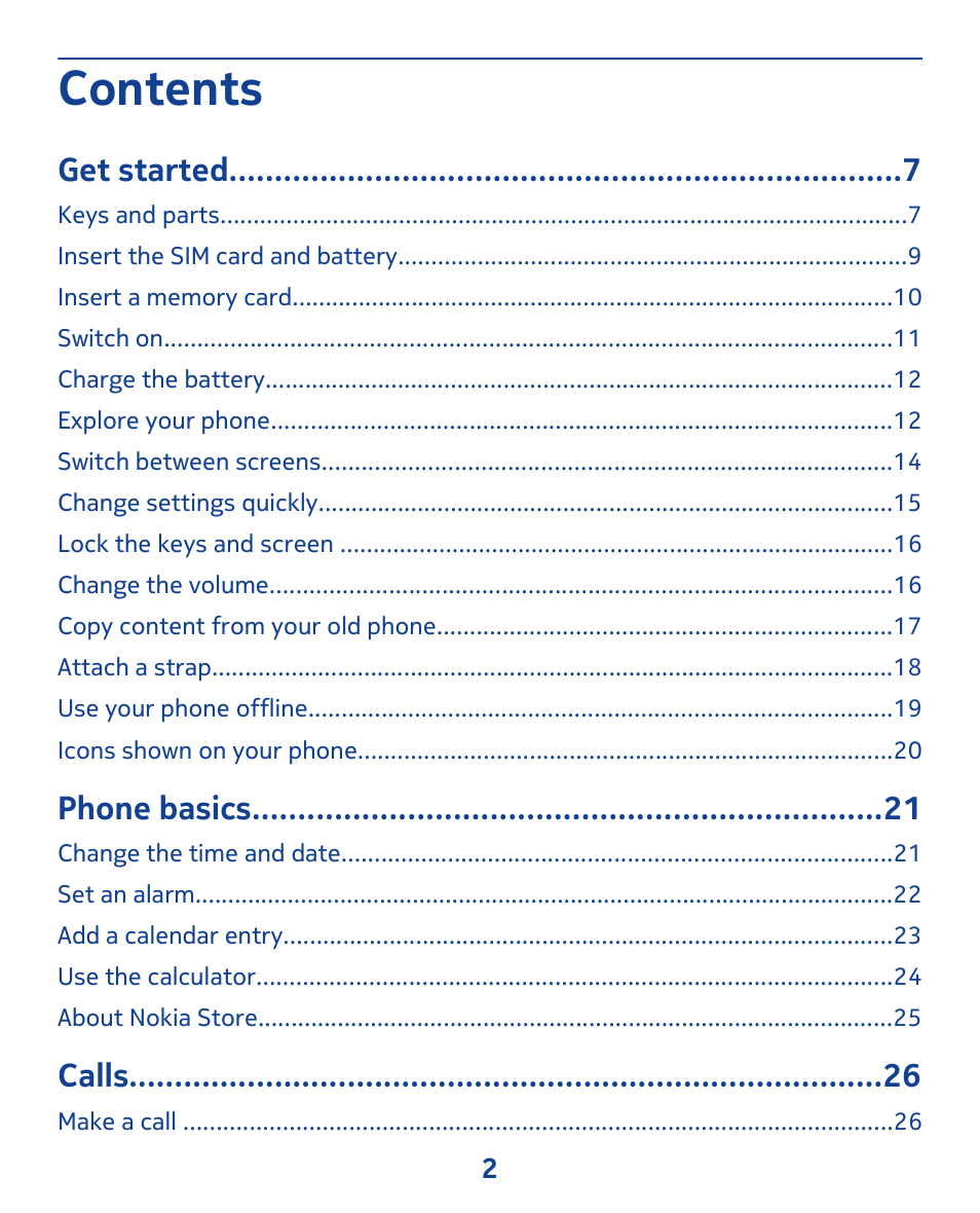 Nokia 311 User Manual | Page 2 / 132