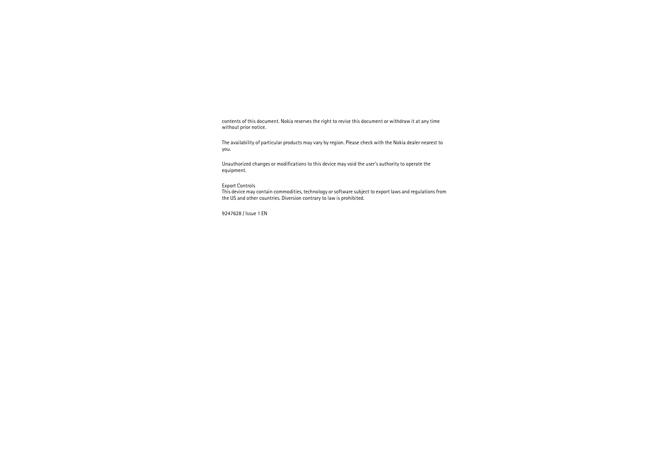 Nokia HS-55W User Manual | Page 3 / 16