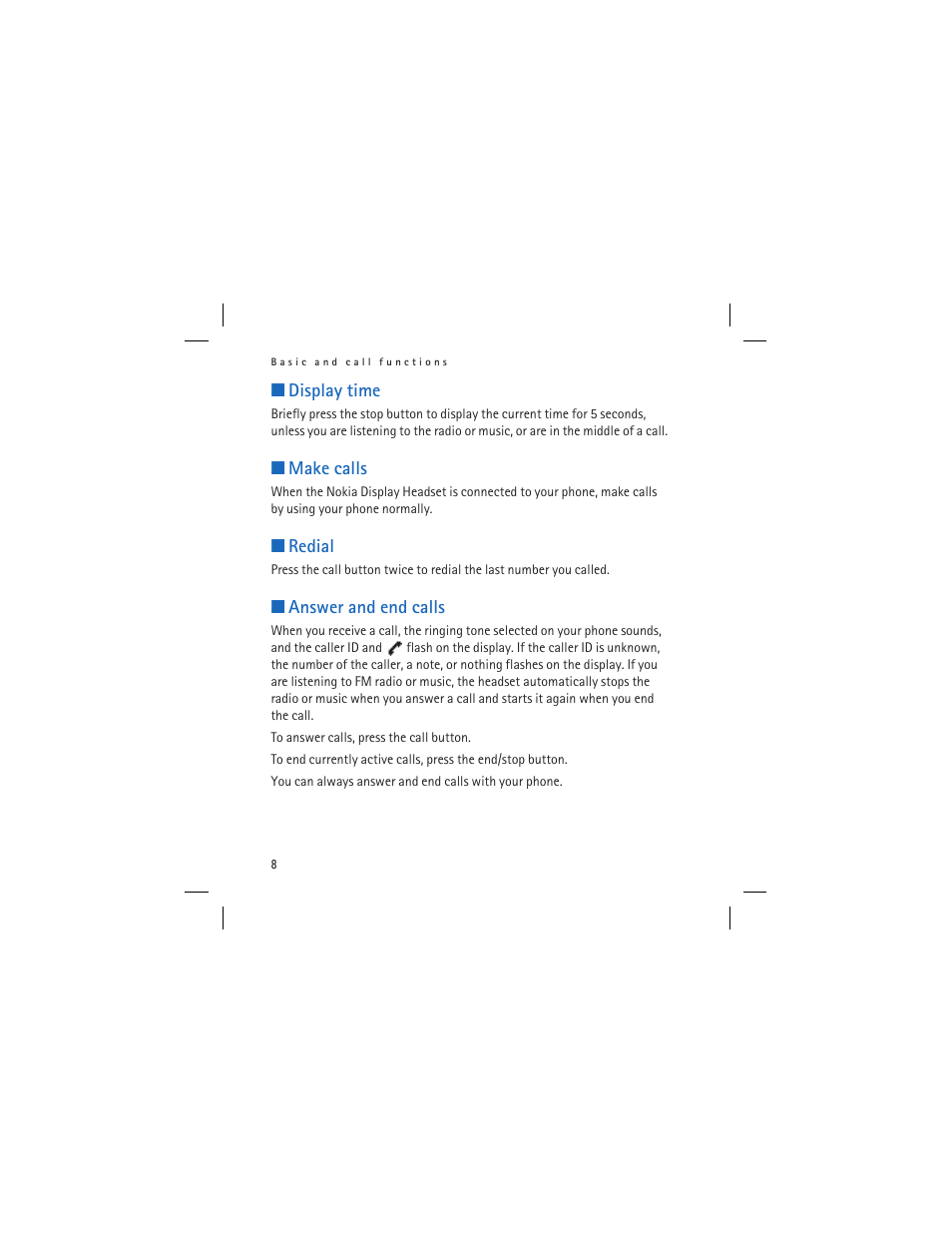 Nokia HS-6 User Manual | Page 8 / 48