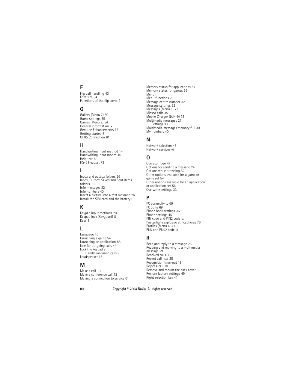 Nokia 3108 User Manual | Page 91 / 92