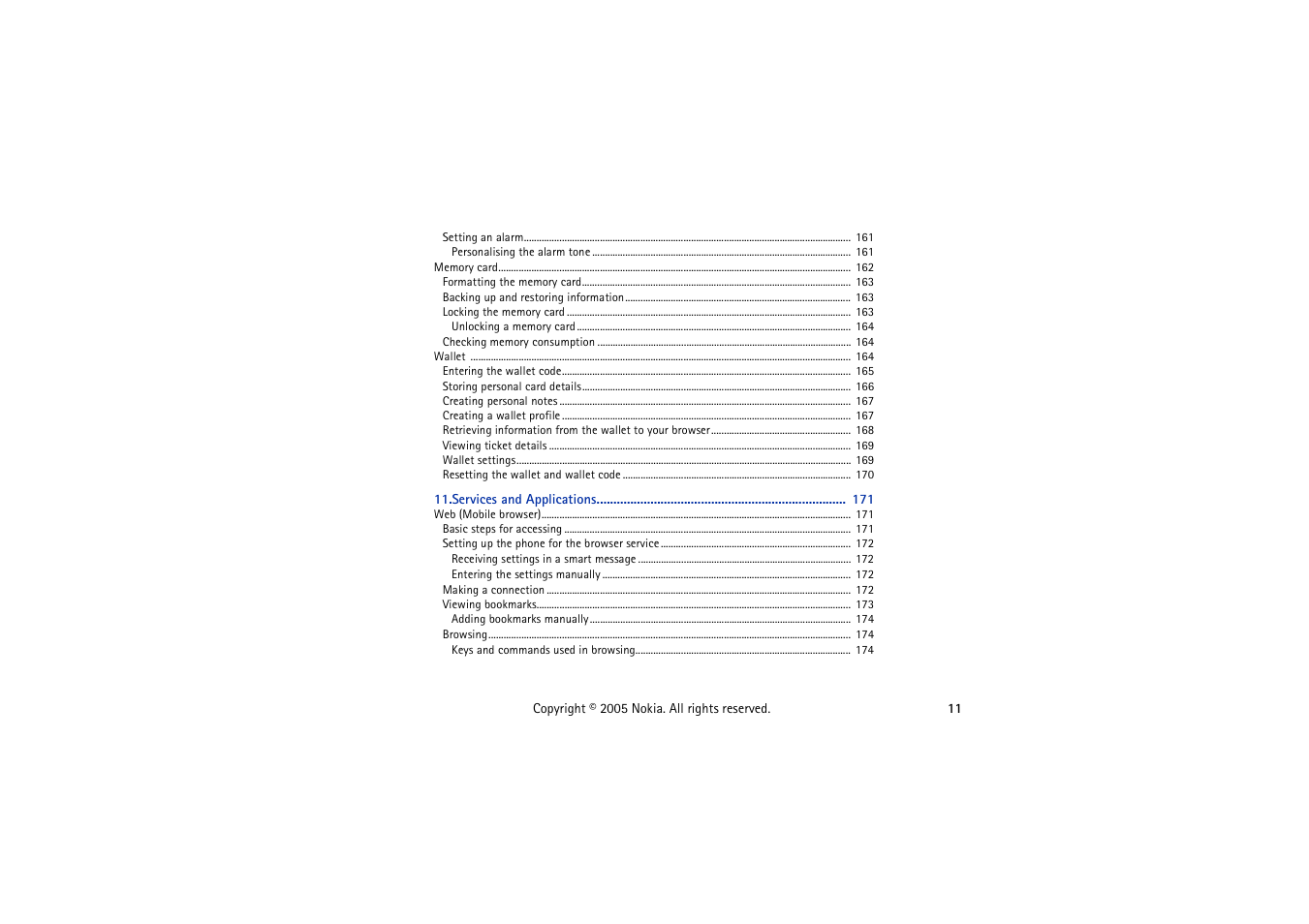 Nokia 3230 User Manual | Page 11 / 210